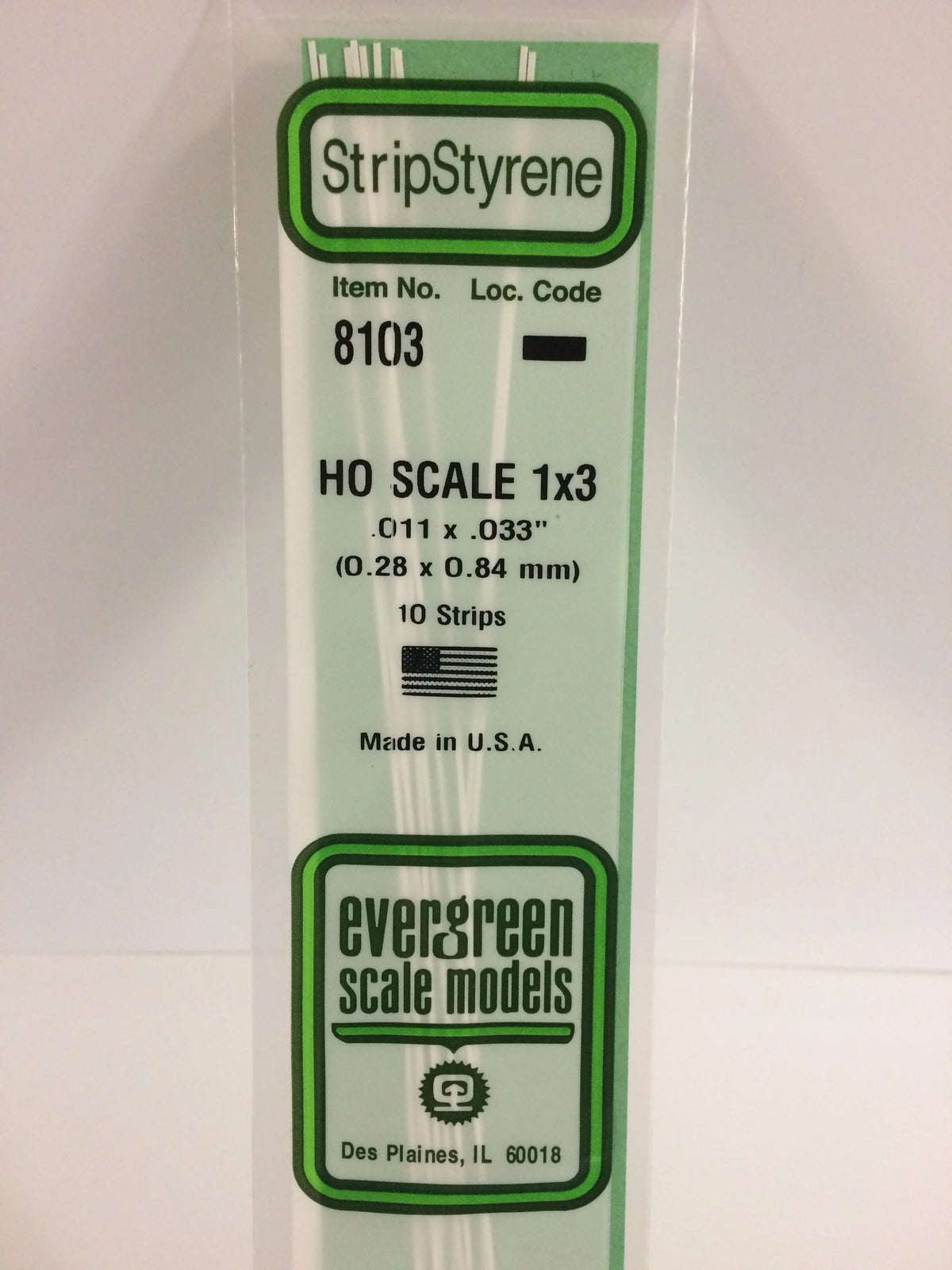 1 X 3 Ho Strips