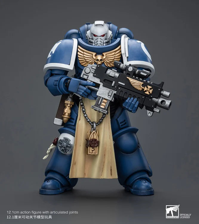 Warhammer 40K Ultramarines Sternguard Veteran with Bolt Rifle 1/18 Scale Action Figure