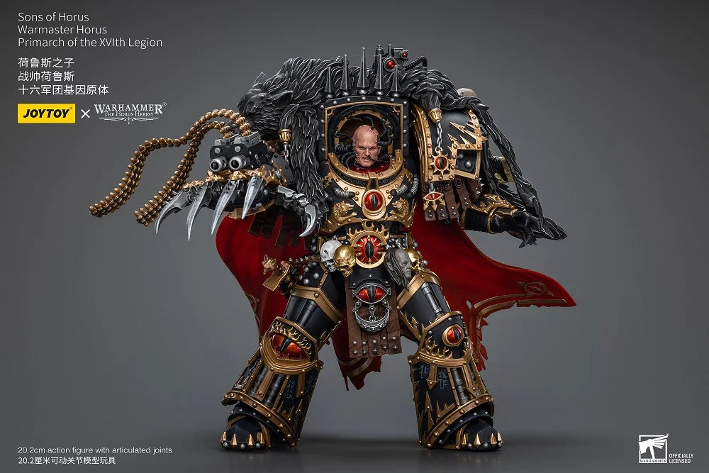 Warhammer 40K Sons of Horus Warmaster Horus, Primarch of the XVLth Legion 1/18 Scale Action Figure