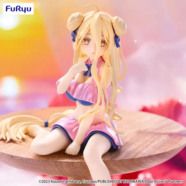 Date A Live V Mukuro Hoshimiya (Swimsuit Pastel Pink Ver.) Noodle Stopper Figure