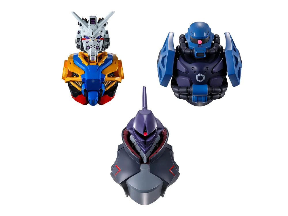 Mobile Suit Gundam GQuuuuuuX Ichibansho Zakka Gundam MS Head Magnet Box of 4 Magnets