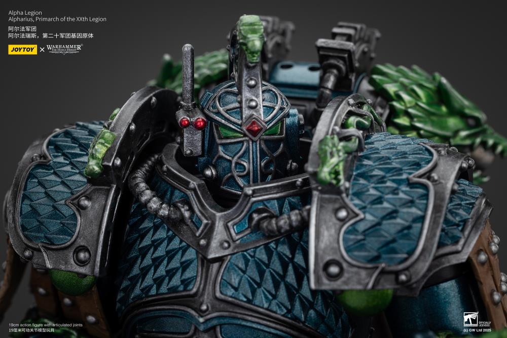Warhammer The Horus Heresy Alpha Legion Alpharius, Primarch of the XXth Legion 1/18 Scale Action Figure