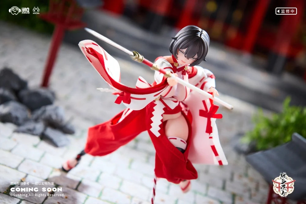 Combat Priestess Kikyou Uefuji 1/12 Scale Action Figure (With Bonus)