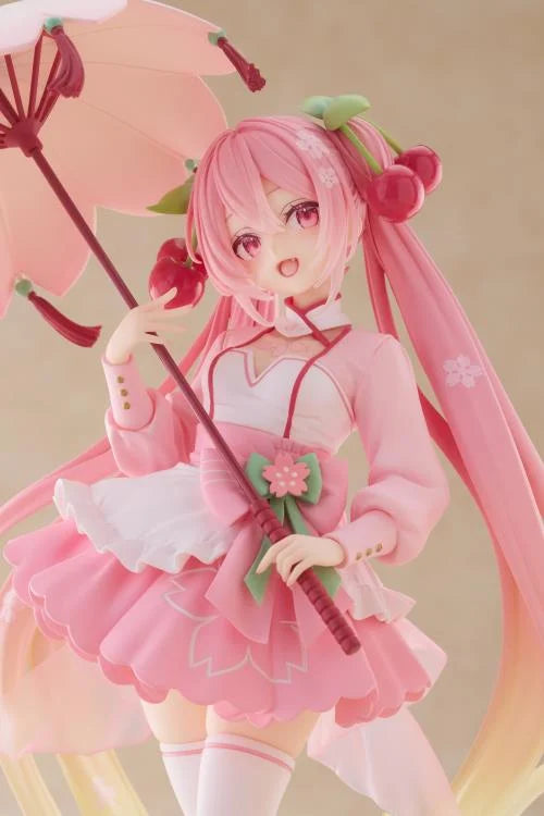 Vocaloid AMP+ Sakura Miku (Sakura Dress Ver.) Figure