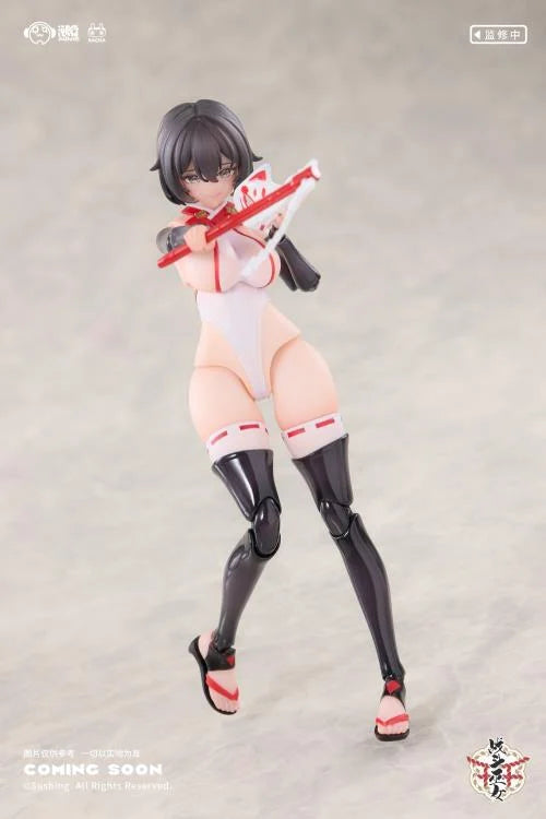 Combat Priestess Kikyou Uefuji 1/12 Scale Action Figure (With Bonus)