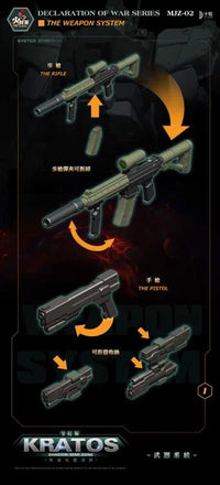 Declaration of War MJZ-02 Shadow War Zone (Deluxe Ver.) 1/100 Scale Action Figure