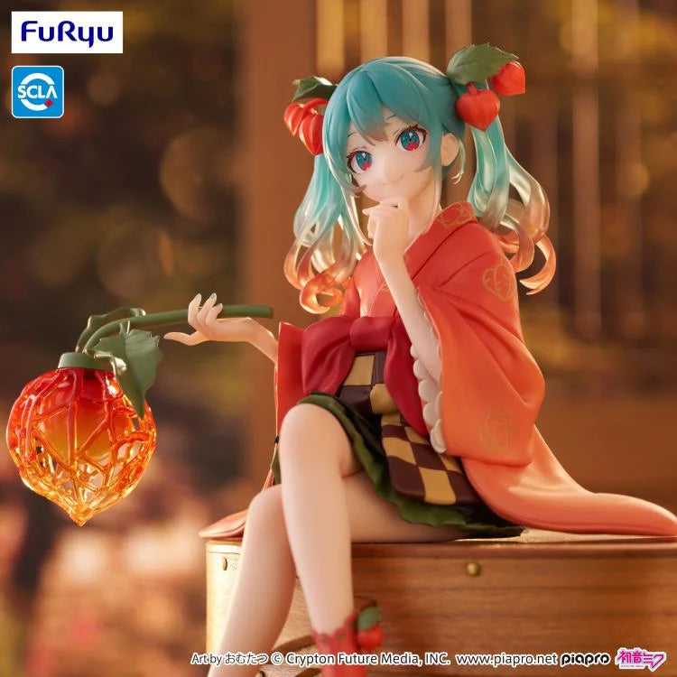 Vocaloid Hatsune Miku (Flower Fairy Winter Cherry) Noodle Stopper Figure