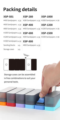 DSPIAE XSP-S01 Composite Adhesive Sandpaper Set
