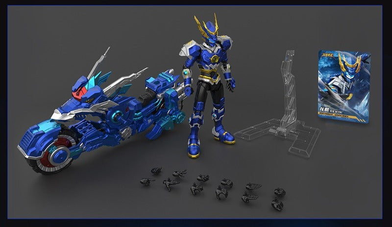 RevEvolution Super Beast Armor Long Jian & Dragon Battle Flash Chariot Model Kit