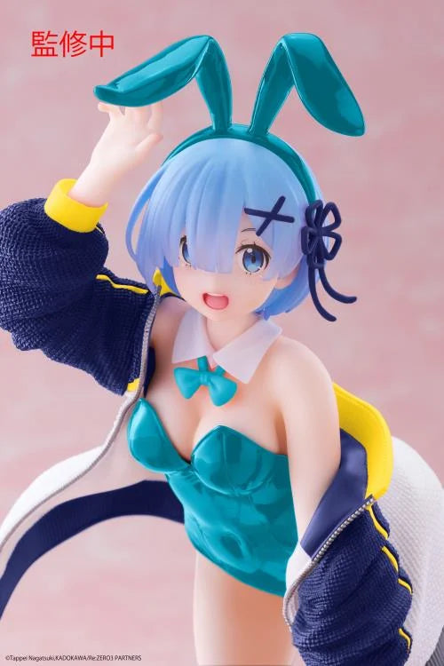 Re Zero Starting Life in Another World Rem (Jacket Bunny Ver.) Coreful Figure (Renewal Edition)