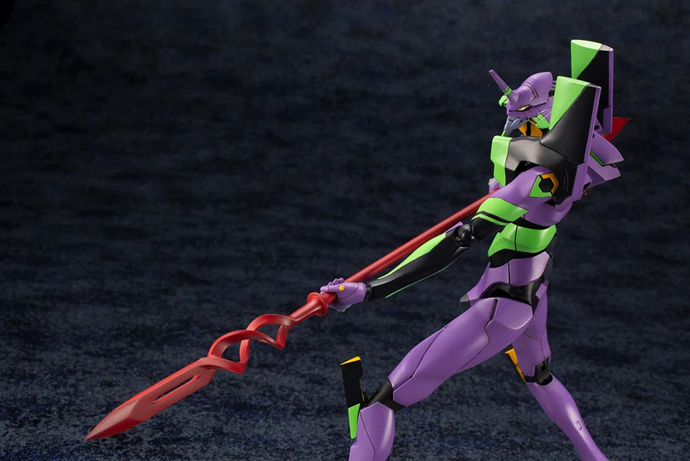 Rebuild of Evangelion EVA Unit-01 with Spear of Cassius Model Kit (Reissue)