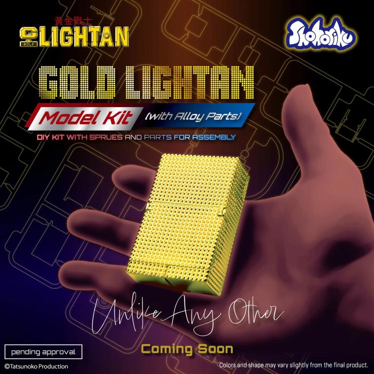 Golden Warrior Gold Lightan Gold Lightan Limited Edition Model Kit