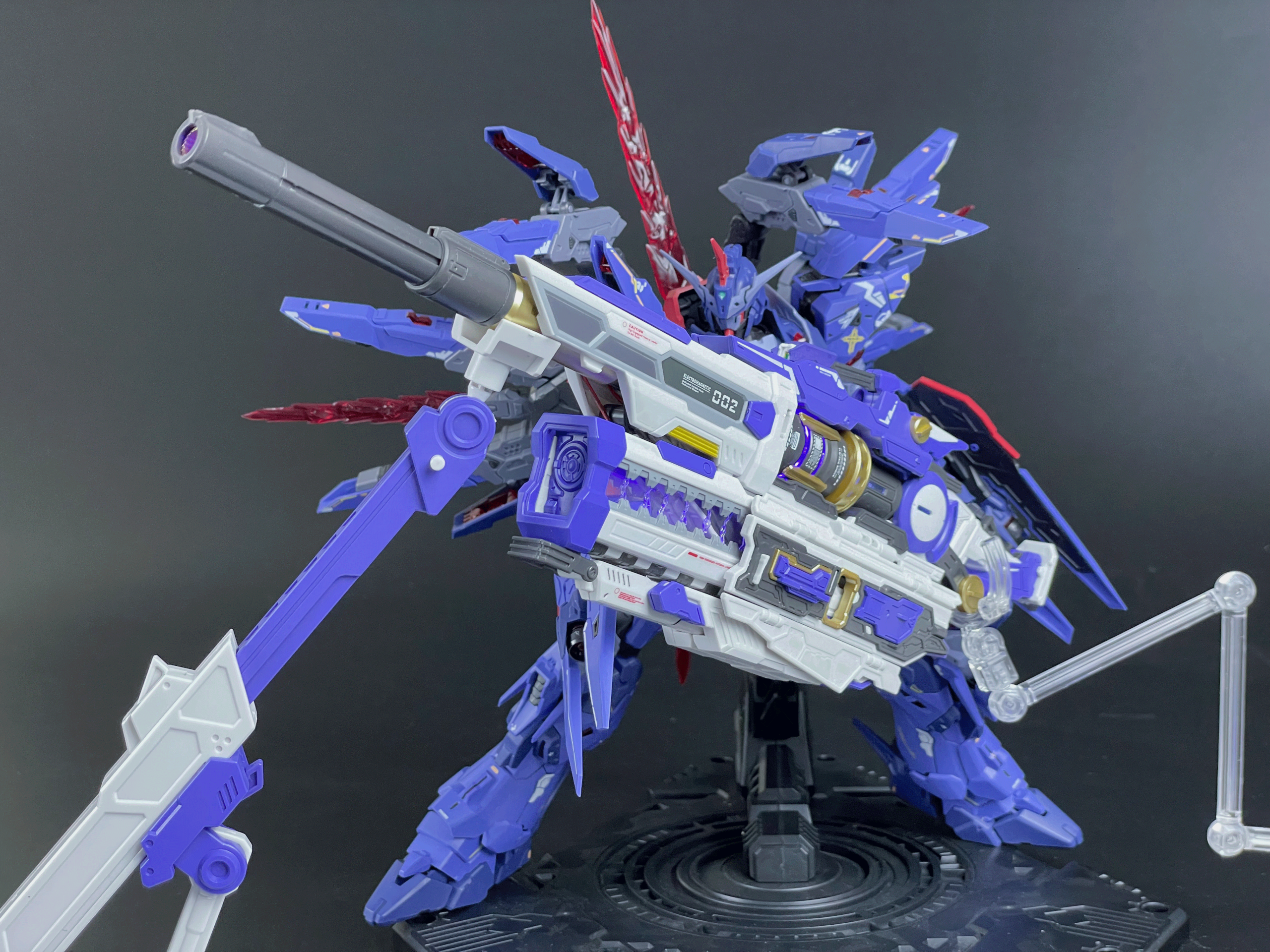 QianqiuShang Hyper Mega Bazooka Launcher Model Kit (Purple)