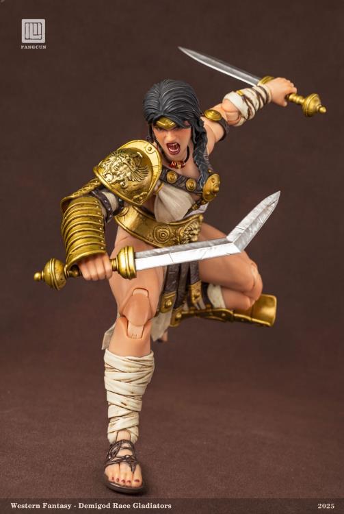DEMIGOD Race Gladiators Divine Realm War Hero Series Akilias 1/12 Scale Action Figure (With Bonus)