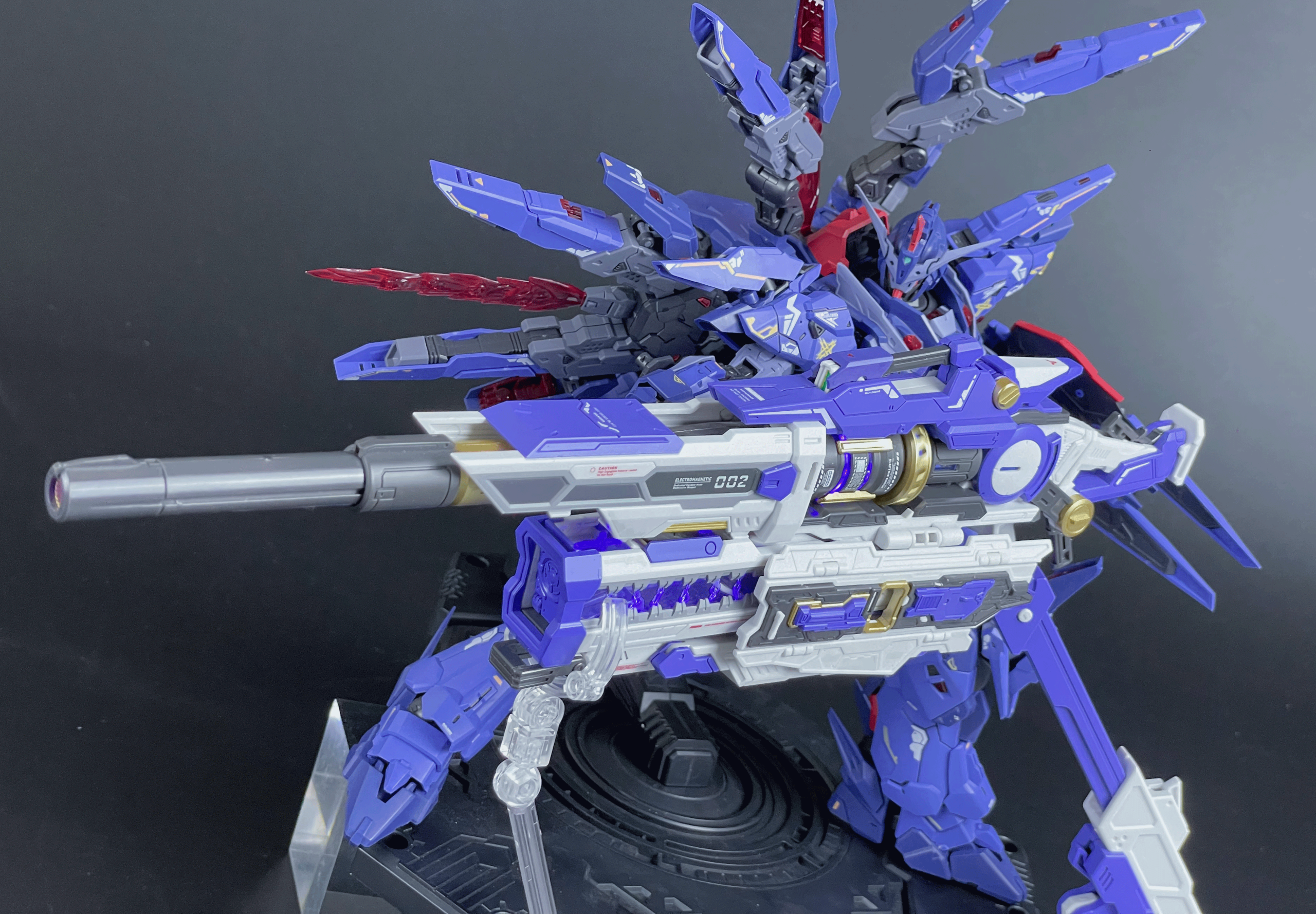 QianqiuShang Hyper Mega Bazooka Launcher Model Kit (Purple)
