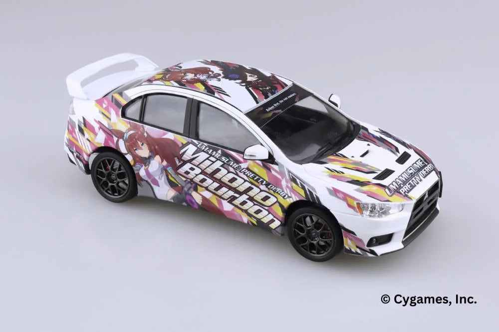 Uma Musume Pretty Derby Itasha No.3 Mitsubishi CZ4A Lancer Evolution X Final Edition '15 (Ver.2) 1/24 Scale Model Kit
