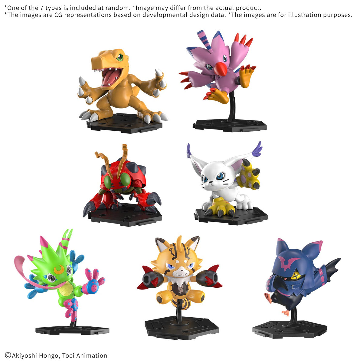Digimon Digimon Gathering Part 1 Box of 8 Model Kits