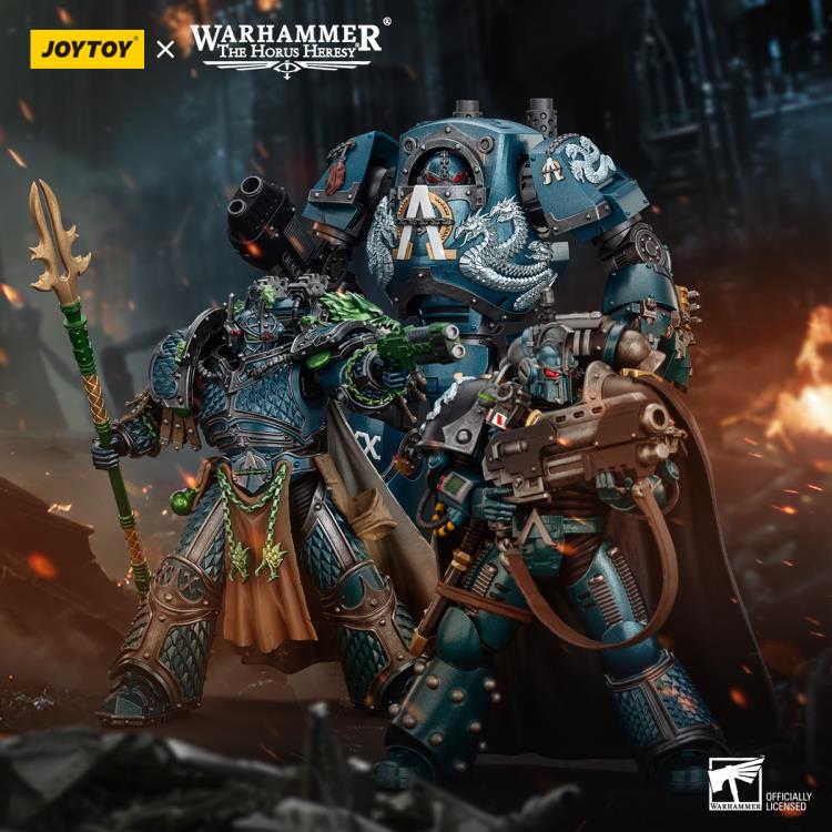 Warhammer The Horus Heresy Alpha Legion Contemptor Dreadnought with Gravis Plasma Cannon 1/18 Scale Action Figure