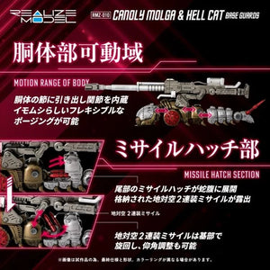 Zoids Realize Model RMZ-010 Canoly Molga & Hell Cat 1/100