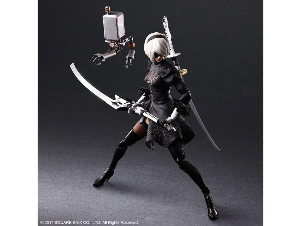 NieR Automata Play Arts Kai 2B (YoRHa No. 2 Type B) Deluxe Version