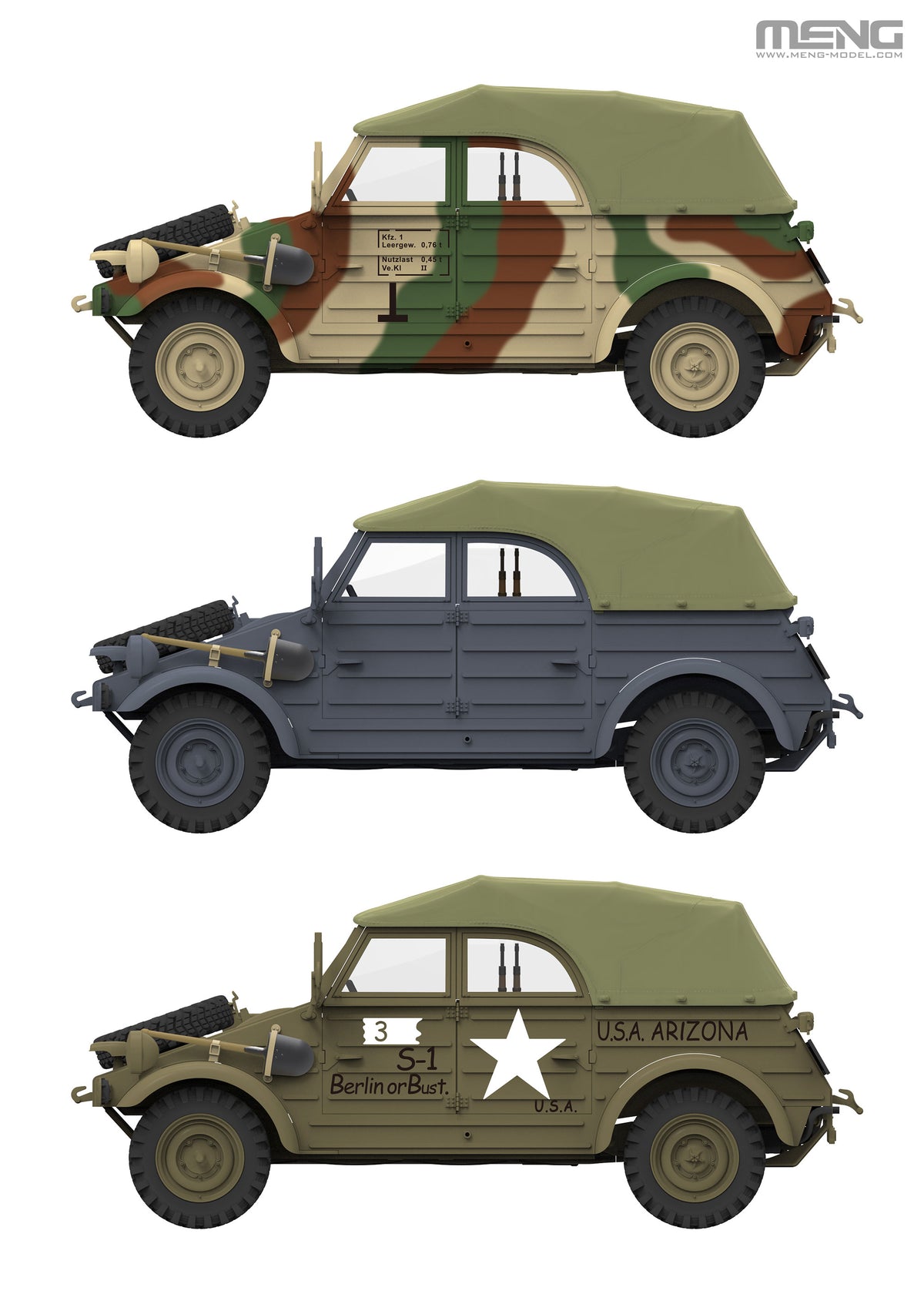 Meng 1/35 German Pkw.K1 Type 82 (Eastern Front)