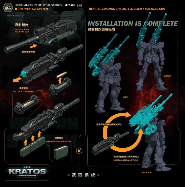Declaration of War MJZ-02 Shadow War Zone (Deluxe Ver.) 1/100 Scale Action Figure