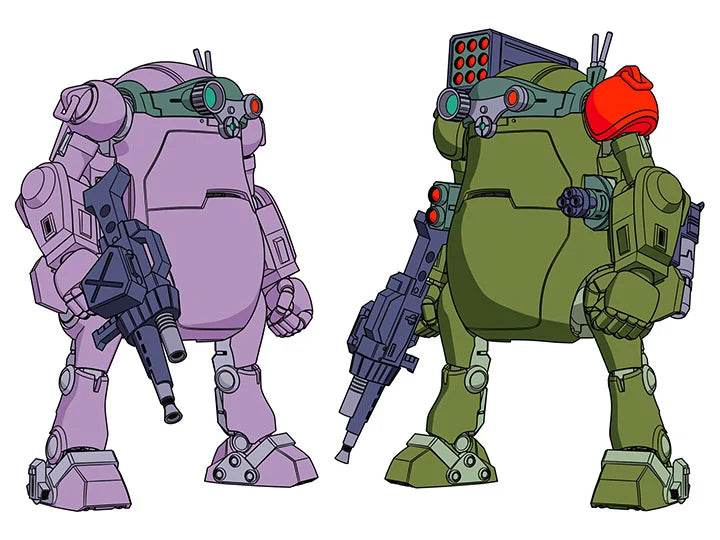 Armored Trooper Votoms x Mechatro WeGo Vol.3 Melquiya Color & Red Shoulder Custom 1/35 Scale Model Kit