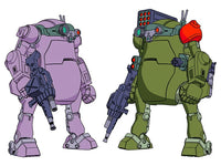 Armored Trooper Votoms x Mechatro WeGo Vol.3 Melquiya Color & Red Shoulder Custom 1/35 Scale Model Kit