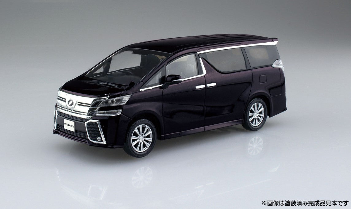 Aoshima 1/32 SNAP KIT #04-C Toyota VELLFIRE(BURNING BLACK CRYSTAL SHINE GLASS FLAKE)