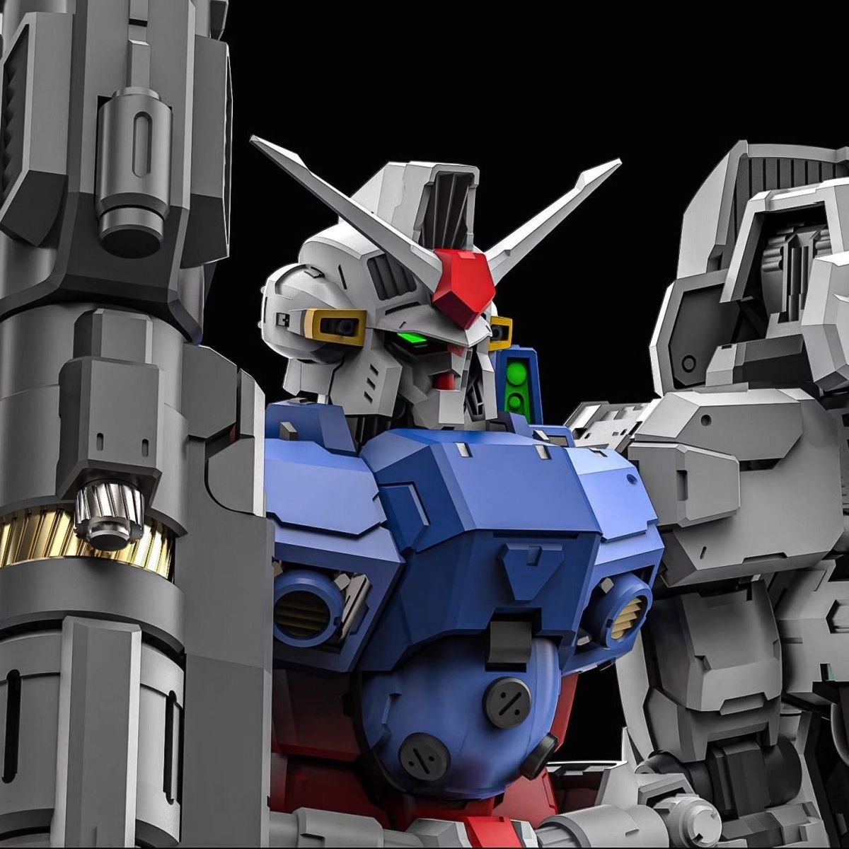 Solomon Kit and (MLRS Backpack + Clear Parts) 1/100 Scale Model Kit