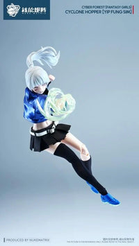 Cyber Forest Fantasy Girls Cyclone Hopper Yip Fung Sim 1/12 Scale Model Kit (With Bonus)