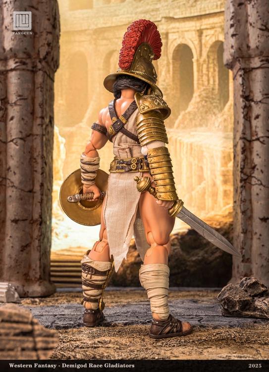 DEMIGOD Race Gladiators Divine Realm War Hero Series Akilias 1/12 Scale Action Figure (With Bonus)