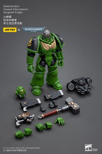 Warhammer 40K Salamanders Assault Intercessors Sergeant Krajax 1/18 Scale Figure
