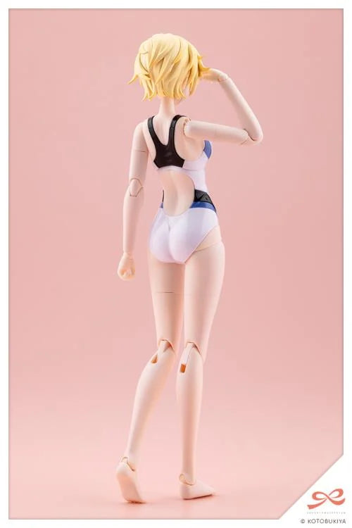 Sousai Shoujo Teien Rui Saotome (Touou High School Competitive Swimsuit) (Dreaming Style White Dolphin) 1/10 Scale Model Kit