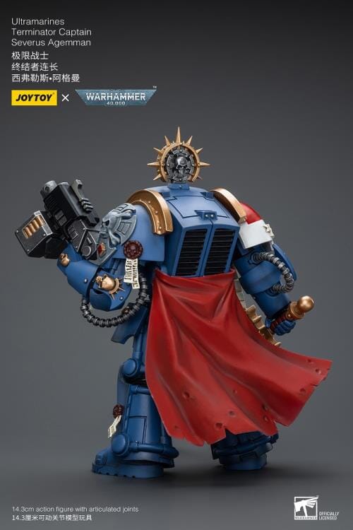 Warhammer 40K Ultramarines Terminator Captain Severus Agemman 1/18 Scale Action Figure