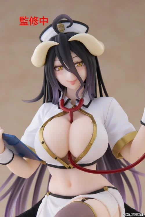 Overlord Desktop Cute Albedo (Nurse Ver.) Figure