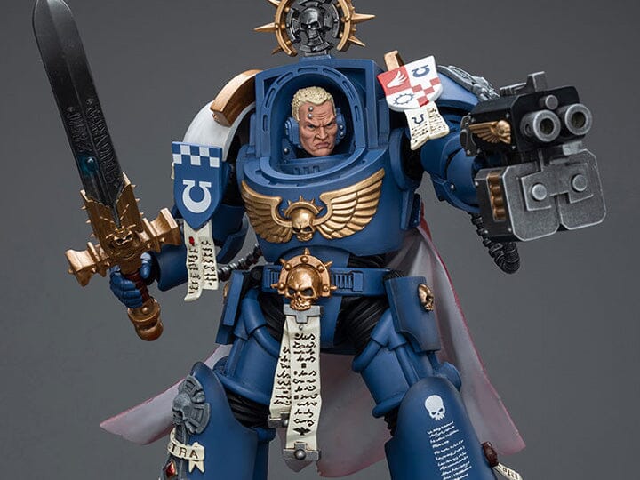 Warhammer 40K Ultramarines Terminator Captain Severus Agemman 1/18 Scale Action Figure