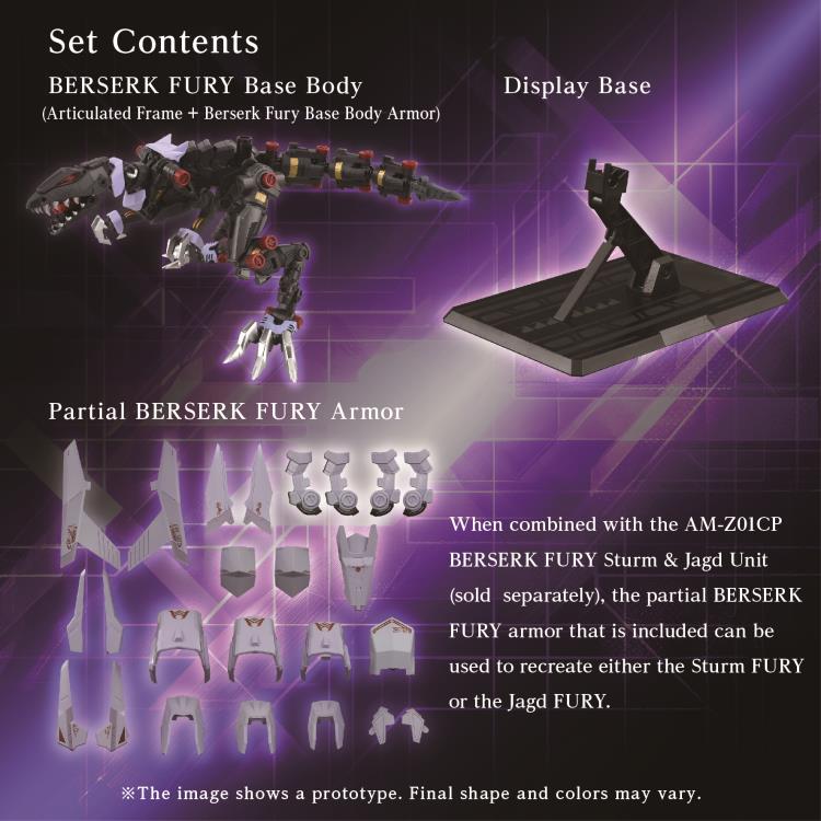 Zoids Adamas Machina AM-Z01EX Berserk Fury (Elementary Body) Model Kit