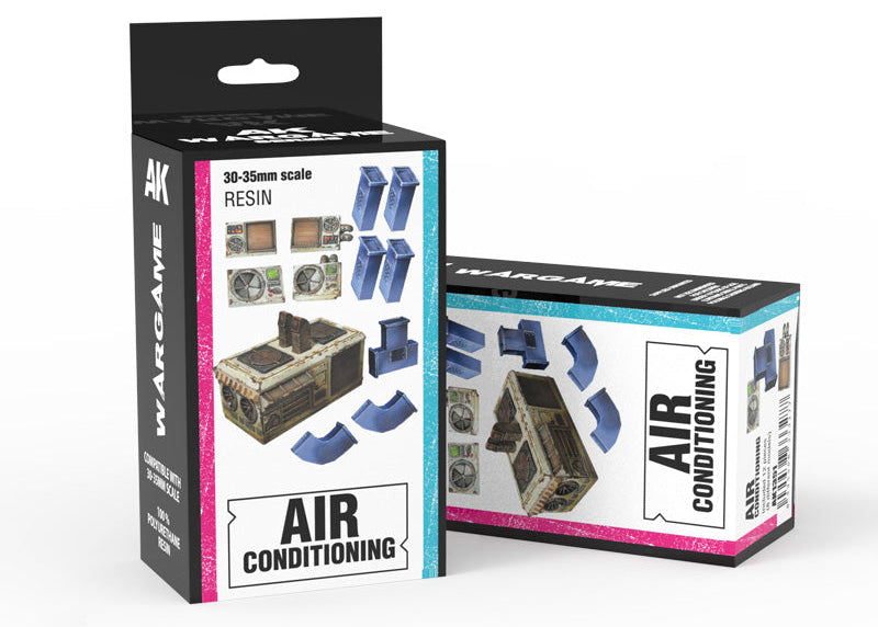 AK Interactive Air Conditioning Wargame Set polyurethane resin terrain