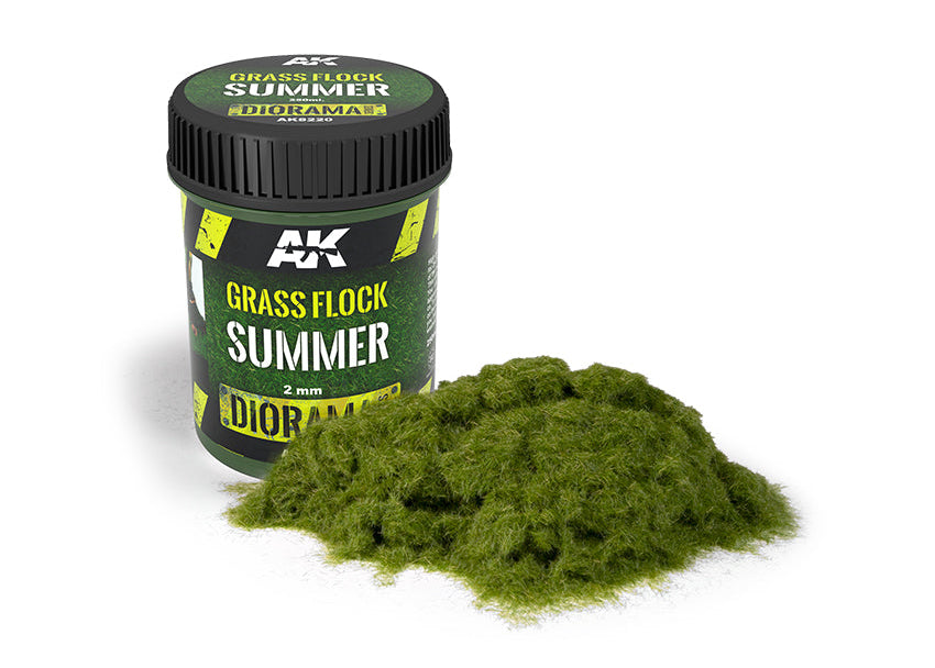 AK Interactive Grass Flock 2mm SUMMER