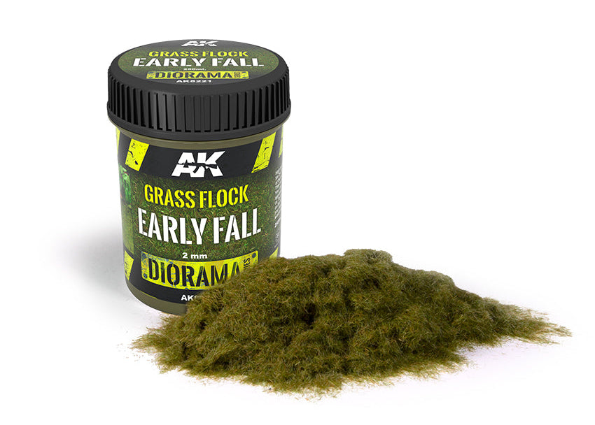 AK Interactive Grass Flock 2mm EARLY FALL