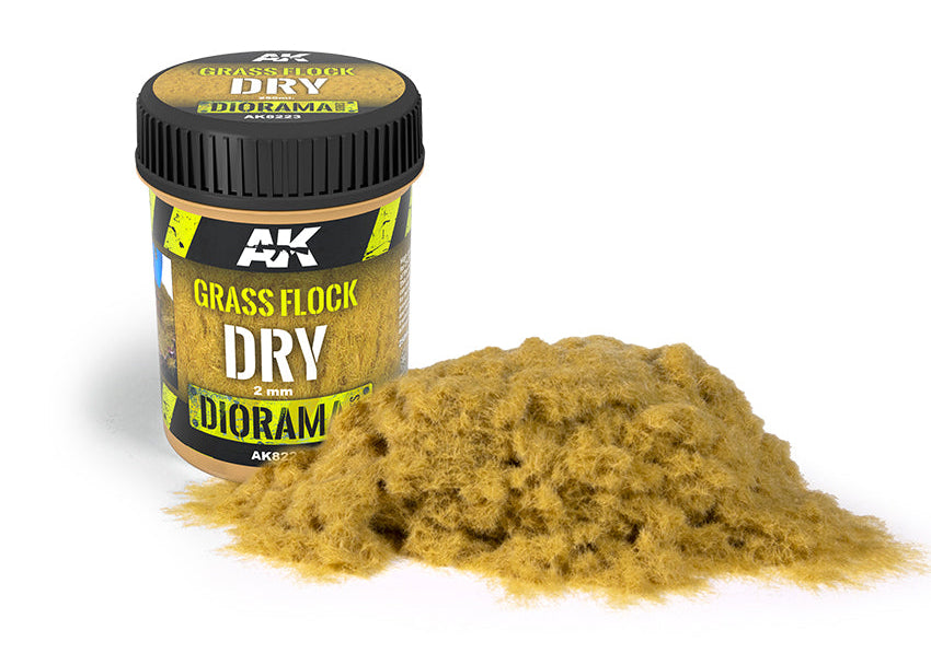 AK Interactive Grass Flock 2mm DRY