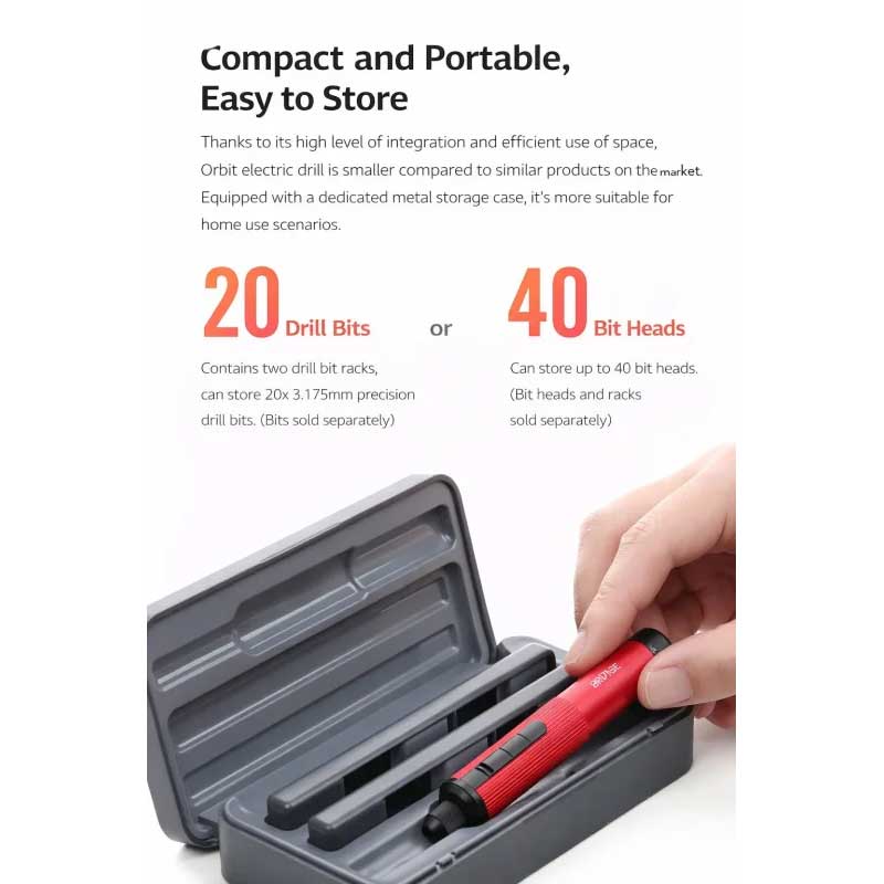 DSPIAE AT-ED01 Orbit Electric Drill (Red)
