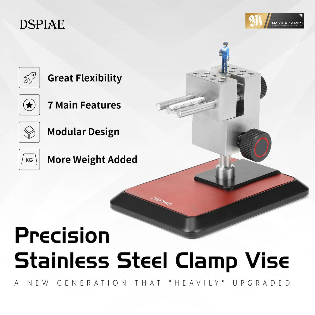 DSPIAE AT-TVB 360 Degree Rotatable Clamp Desktop Model Fixture (Base)
