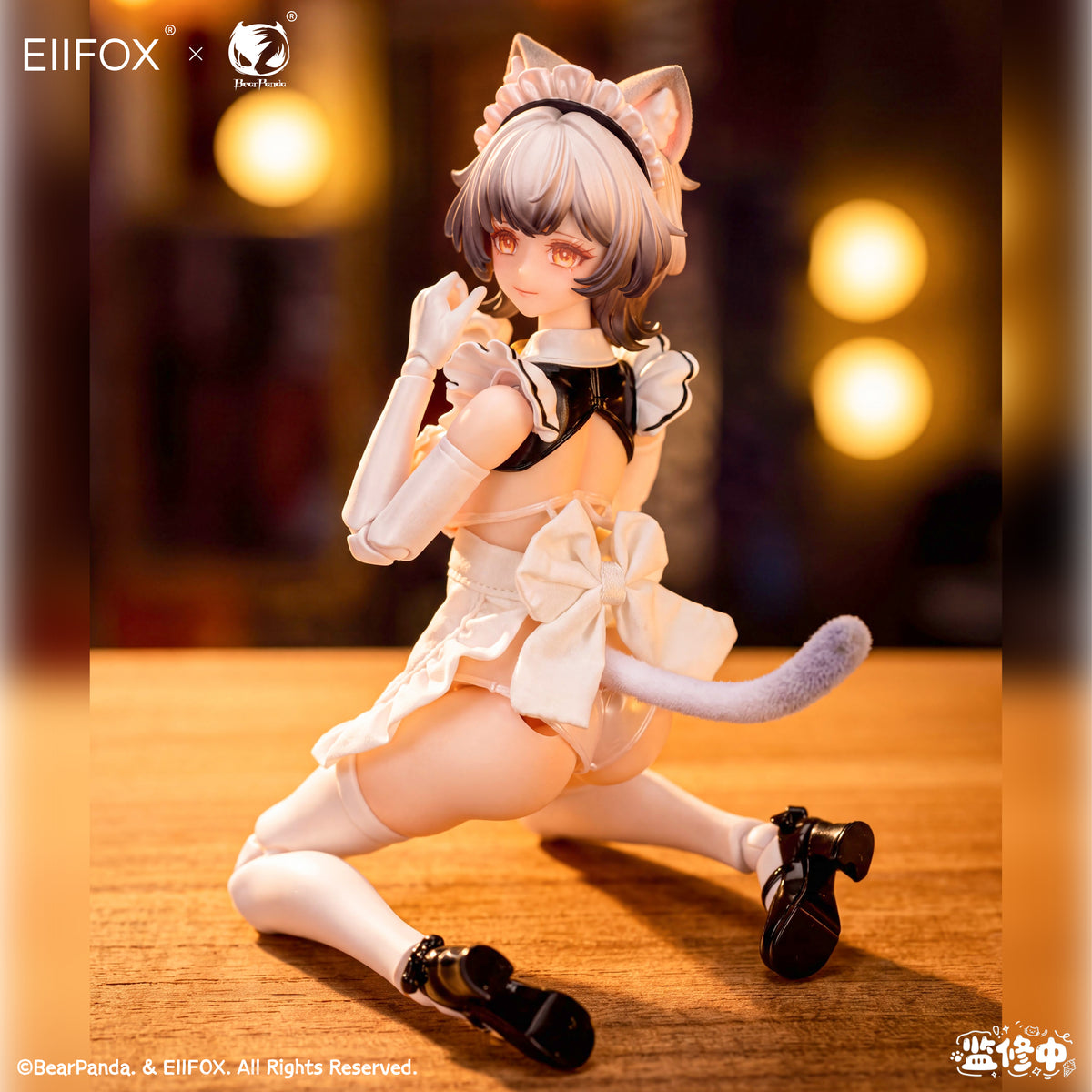 EIIFOX Cat Maid Puding 1/12 Scale Figure