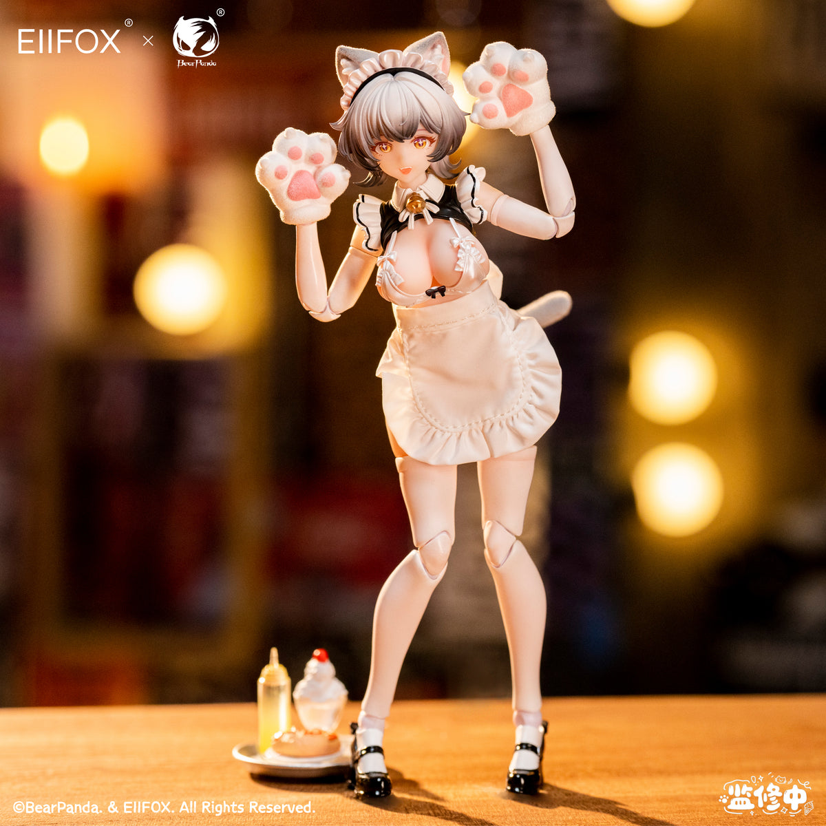 EIIFOX Cat Maid Puding 1/12 Scale Figure