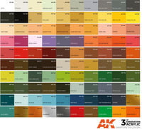 AK Interactive 3G Acrylics Briefcase - 100 Colors