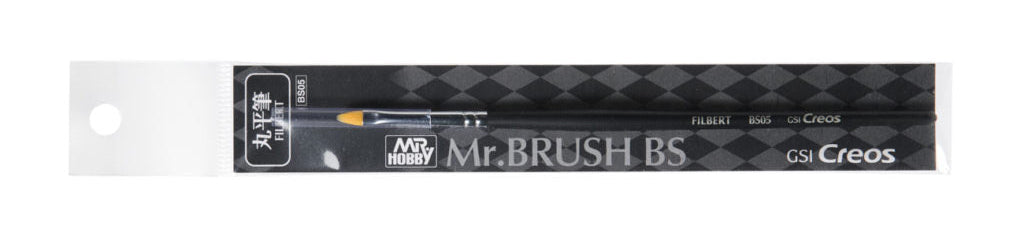BS05 Mr.Brush Round & Flat Bursh (Filbert)