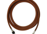 SPARMAX 2.5M BLACK & ORANGE BRAIDED HOSE 1/8”PS x 1/8”PS WITH SWIVEL JOINT
