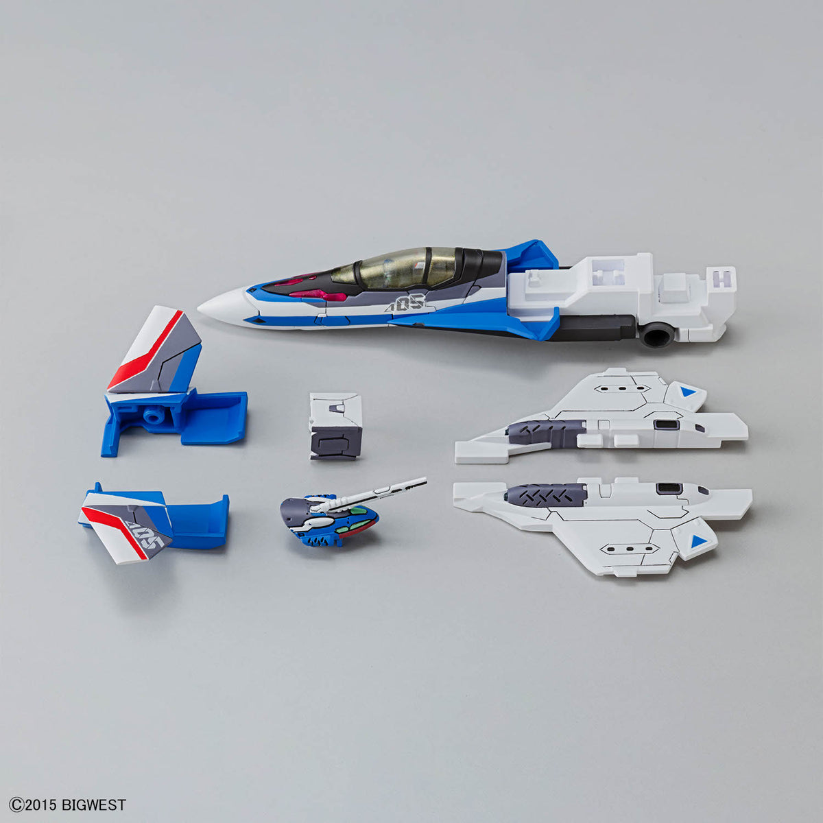 Macross Delta HG Hayate Immelmann's VF-31J Siegfried (Deluxe Set Ver.) 1/100 Scale Model Kit